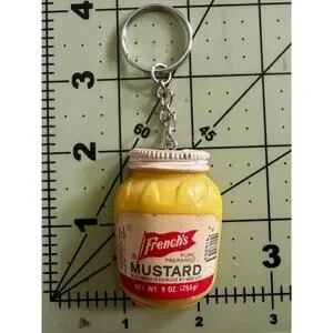Other | Mustard Jar Keychain Cryptid Food Charm Weirdcore Condiment Toy ...